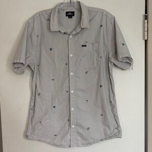 O'Neill Light Gray Casual Button Down Shirt